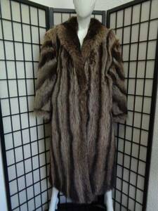  raccoon fur coat size 6