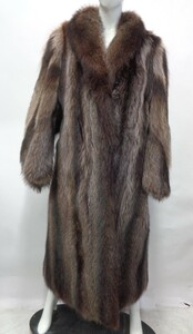  raccoon fur fur * coat american size 6-8