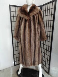  raccoon fur fur * coat size 6