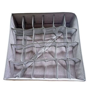 下着&靴下収納ボックス 24ポケット 通気性 引き出し整理 折り畳み 水洗い