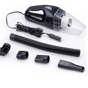 車載掃除機 ハンディ掃除機 ハイパワー カークリーナー 黒 強い吸引力 ブラック