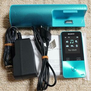 SONY ウォークマン NW-S313 L (ブルー) スピーカーセット ※美品