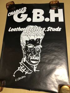  free shipping [Charged G.B.H. poster ]GBH hard core * punk Discharge Chaos UK Hardcore punk