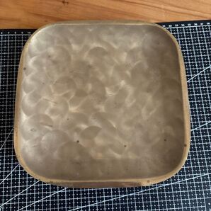 小物入れ 刻印 盆 足付き 古美術 ?GOLD