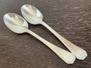  Chris to full America original silver plating made tea spoon 2 ps /14cm/Christofle/423