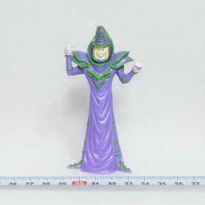 遊戯王モンスターズ ブラック・マジシャン 彩色済み塩ビ人形 食玩フィギュア マジシャンズ・ロッド欠品 バンダイ 1999 当時物