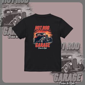 【サイズ変更可能】ハイクオリティー Tシャツヴィンテージカー、ホットロッド、アメリカン アメ車 アメリカ Tシャツ