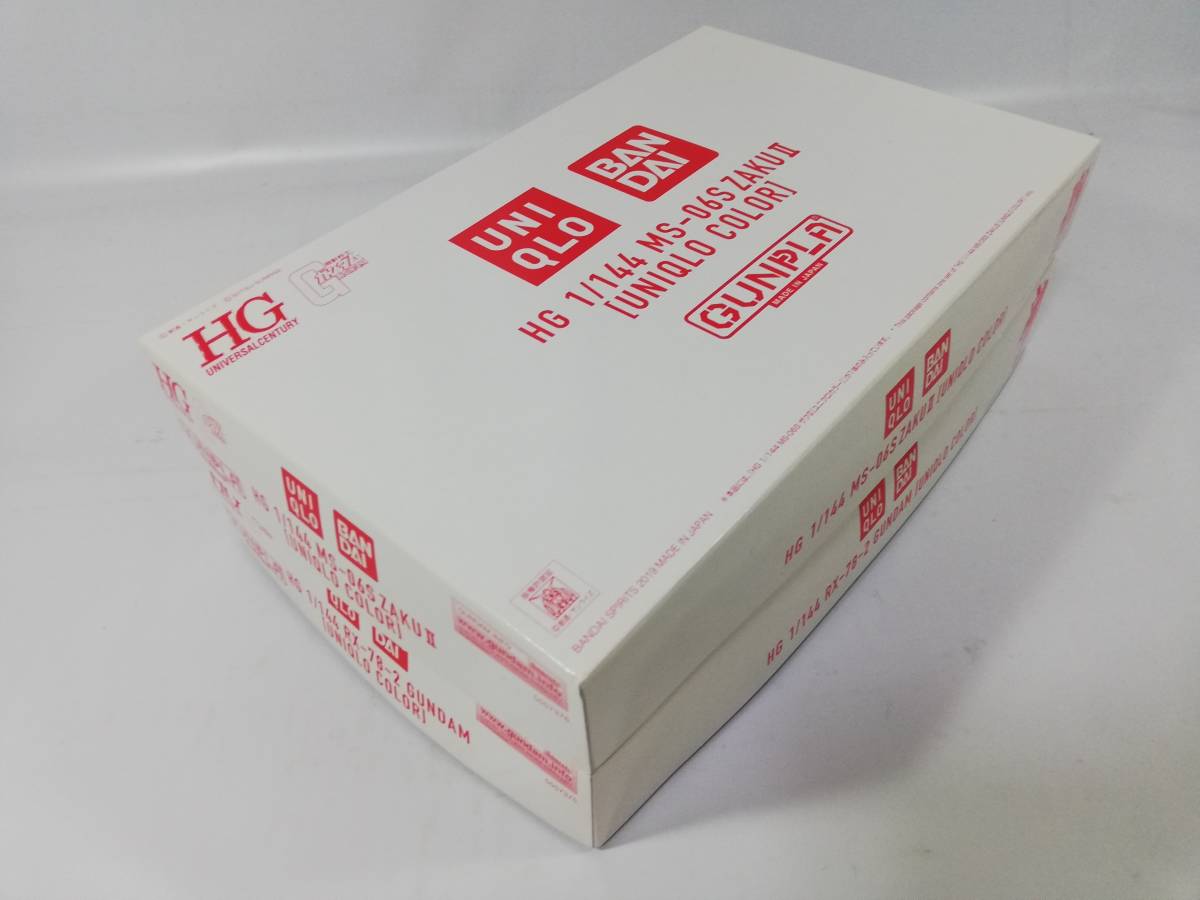 ユニクロカラー 非売品 ガンプラ 1/144 HG ザクⅡ ガンダム 2体セット