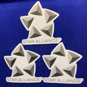 【新品】スターアライアンス ステッカー 3枚組 防水