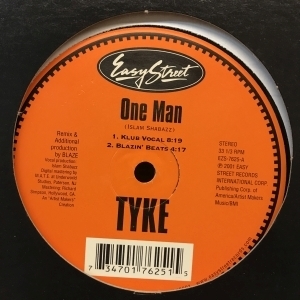 12inchレコード TYKE / ONE MAN