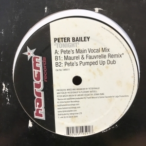 12inchレコード PETER BAILEY / TONIGHT