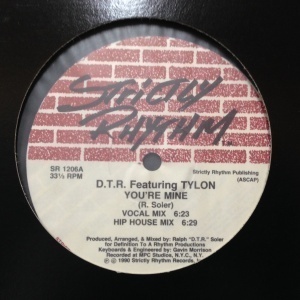 12inchレコード　D.T.R. / YOU'RE MINE feat. TYLON