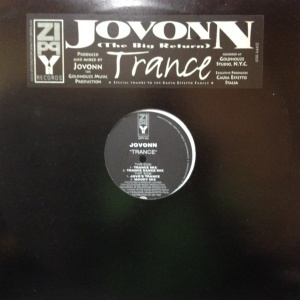 12inchレコード　JOVONN / TRANCE