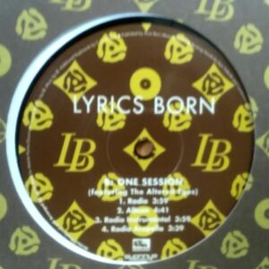 12inchレコード　 LYRICS BORN / HELLO