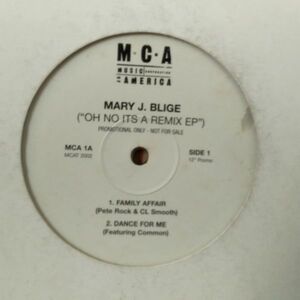 12inchレコード　 MARY J BLIGE / OH NOT ITS A REMIX EP