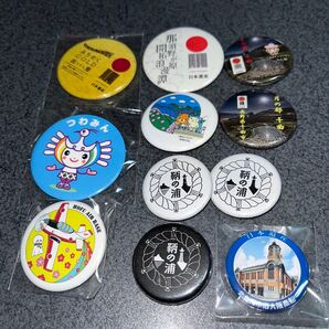 日本遺産 バッジ 広島県 福山市 北九州市 長野県 千曲市 みきゃん かみりん あん姫 まとめ売り