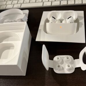 air pods pro (第一世代)難有り 箱、イヤーチップ付属