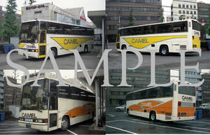 F[ bus photograph ]L version 4 sheets day no circle automobile Blue Ribbon Camel 2 kind 