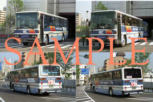 F[ bus photograph ]L version 4 sheets Osaka airport traffic west . car airport Limousine (1)