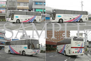 D[ bus photograph ]L version 4 sheets middle iron bus Selega muscat 