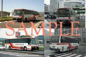 F[ bus photograph ]L version 4 sheets god . bus aero bus China highway bus 