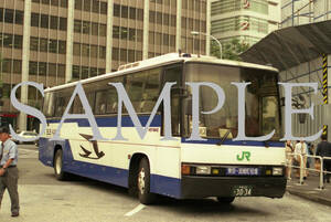 F[ автобус фотография ]L версия 1 листов JR автобус Kanto Blue Ribbon высокая скорость машина 