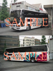 F[ автобус фотография ]L версия 2 листов Kyoto транспорт Aero Queen M север Kinki Express 