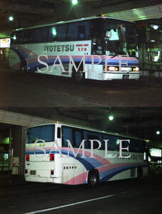 F[ автобус фотография ]L версия 2 листов .. железная дорога Blue Ribbon orange подкладка ...