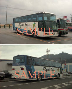 F【バス写真】Ｌ版２枚　両備バス　エアロクイーンK　