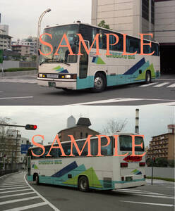 D[ bus photograph ]L version 2 sheets China bus Blue Ribbon bin . liner 