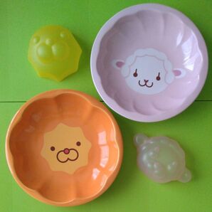 ミスド ミスタードーナツ ポンデリング ポンデライオン フレンチクルーラー カレー皿 シチュー皿 ごはん型付き