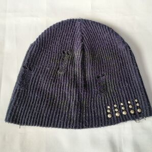 Xfrm【トランスフォーム】ダメージニット帽 y2k