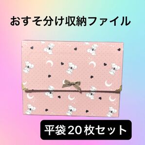 【半額SALE】おすそ分けファイル 平袋20枚セット ハンドメイド