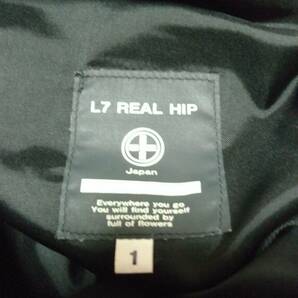 古着 L7 REAL HIP L7リアルヒップ ブーツカット レザーパンツの画像6