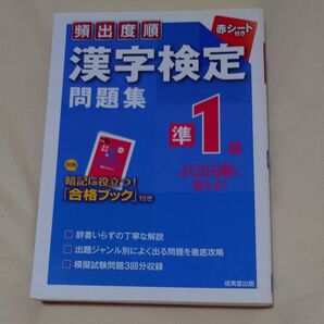頻出度順 漢字検定準1級問題集/成美堂出版編集部 【編】