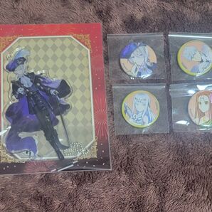 FGO Fes.2023 蘭陵王 パーシヴァル ガラテア なた アクリルスタンド 缶バッジ