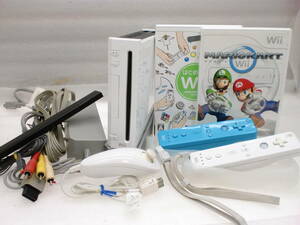 20921　Wii本体 　マリオカートソフト付き他　現状品