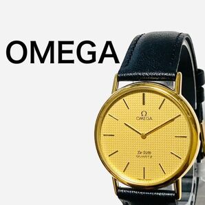 美品! OMEGA オメガ デビル レア文字盤 ゴールド ボーイズサイズ 腕時計