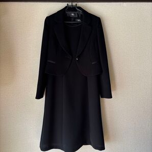 ブラックフォーマル 喪服 礼服 ワンピース ジャケット セットアップ