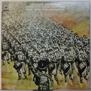 00928i 12LP* балка n нагрудник nNY Phil / March * spec ktakru звезда статья флаг .....*SOCL1091 LEONARD BERNSTEIN CONDUCTS GREAT MARCHES