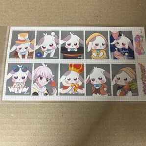 わんぷり 証明写真風デコレーションラベル 兎山大福