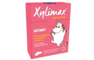 Fazer Xylimaxfatserukisili Max Moomin strawberry pi-chi xylitol pa stereo li candy 4 box x 55g set 