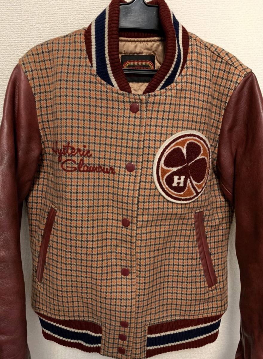 vintage hysteric glamour 袖レザー old スタジャン chiptuning-plus.be