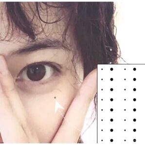 ほくろ タトゥー シール ホクロtattoo イメチェンお徳用 長持ち お手軽