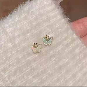 超可愛い ピアス 蝶々ピアス