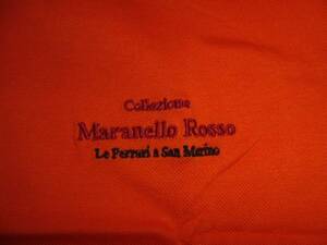 # Ferrari Maranello rosso koretsio-ne рубашка-поло новый товар Ferrari Maranello Rosso Collezione FONTANA & PIGNATTI производства POLO shirt#