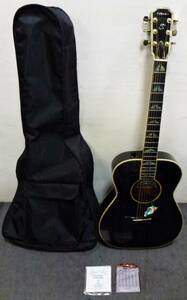 YAMAKI　ヤマキ　アコースティックギター　個人カスタム　エレキ改造　F15　弦楽器　ケース付き　ギター　楽器