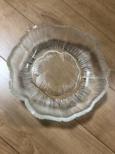 ガラス製 大皿・果物皿・27cm