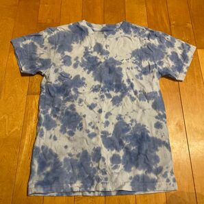 element エレメント 半袖Tシャツ キッズ 子供 130 ブルー タイダイ染め スケートボード ロゴ スケボー