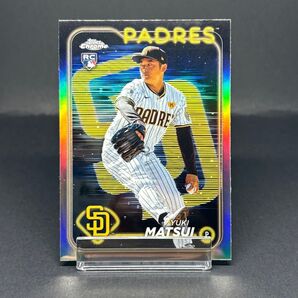 松井裕樹 2024 topps Chrome RC ルーキー パドレス 楽天イーグルス